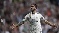 4. Isco (Real Madrid) - Satu lagi nama pemain Real Madrid yang juga jadi usulan Ronaldo untuk Juventus. Gelandang 27 tahun itu jadi salah satu favorit mantan penyerang Real Madrid di lini tengah. (AFP/Oscar Del Pozo)