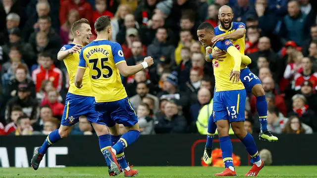 Lukaku Dua Gol, MU Menang Tipis Atas Southampton