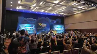 Pembukaan Gaikindo Indonesia International Auto Show (GIIAS) 2022 oleh Menteri Koordinator Bidang Perekonomian Airlangga Hartarto didampingi Menteri Perindustrian Agus Gumiwang Kartasasmita, Kamis (11/8/2022). (Liputan6.com/Arief Aszhari)