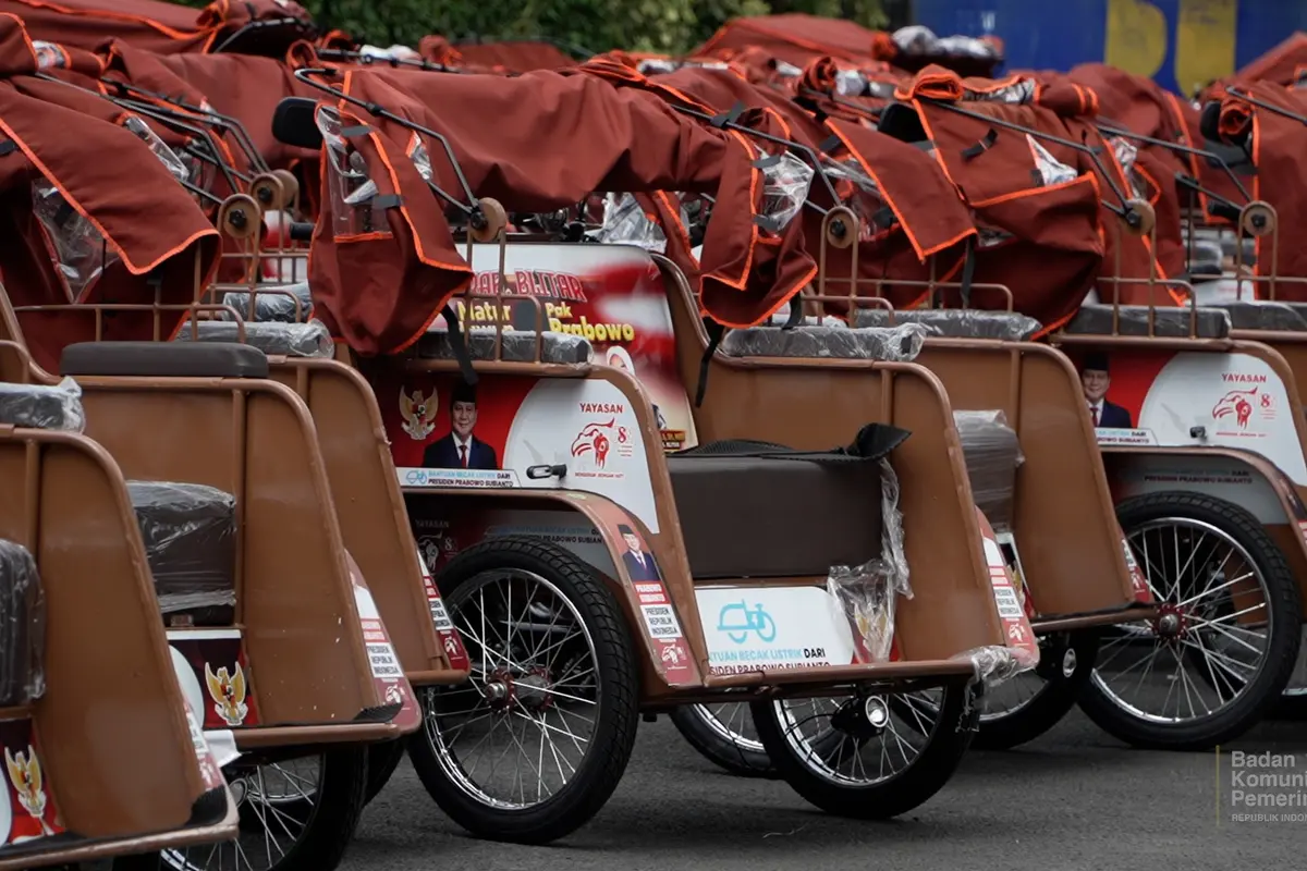 Becak Listrik dari Presiden Prabowo Subianto