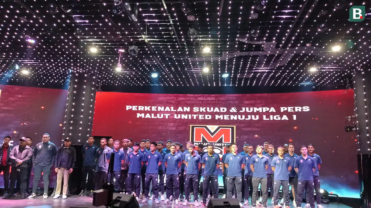 Launching Skuad Malut United di BRI Liga 1 2024/ 2025