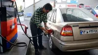 Aturan bahan bakar di Iran. (AFP)