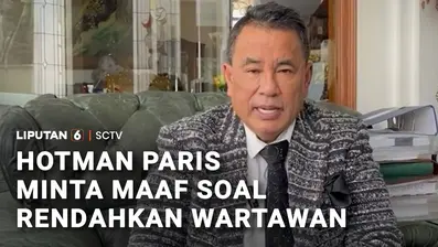 Beberapa saat yang lalu, Hotman Paris memberikan permintaan maaf melalui akun media sosialnya. Hotman mengakui dirinya terpancing emosi saat menjawab pertanyaan wartawan.