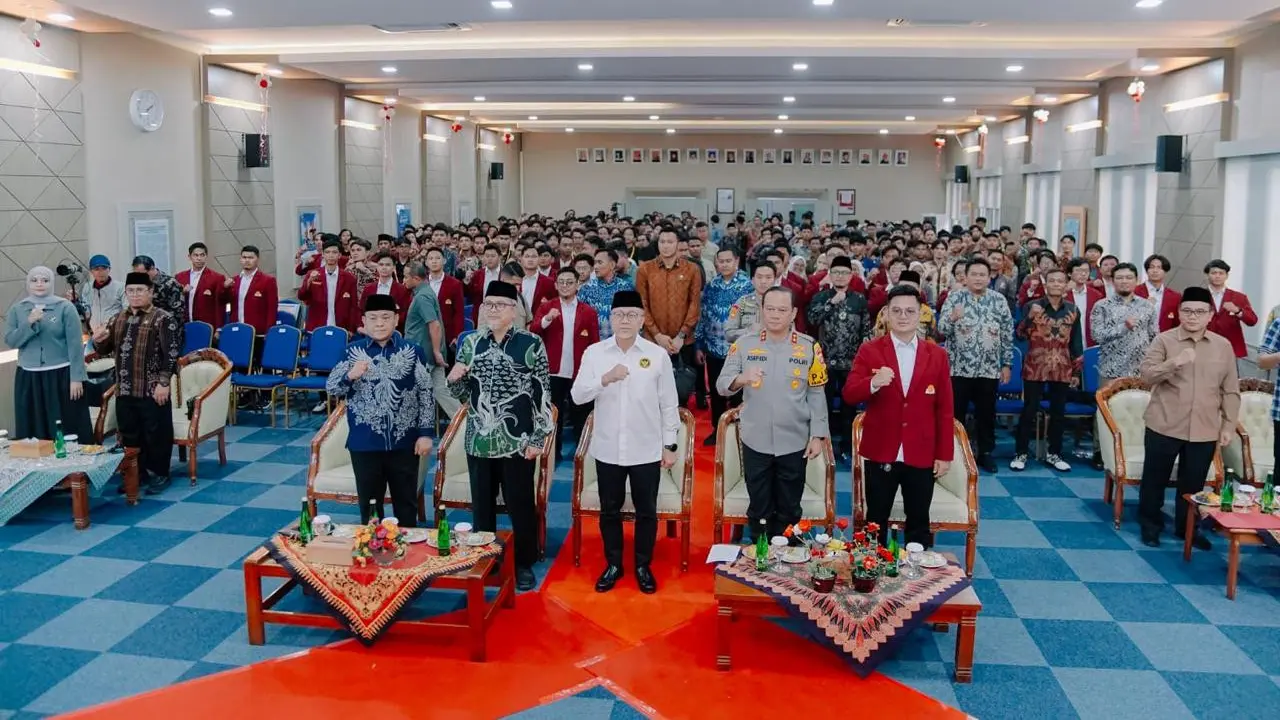 Acara Pelantikan PP Hima Persis masa Jihad 2025–2028 di Auditorium Badan Pengembangan dan Pembinaan Bahasa, Jakarta, Jumat (10/10/2025) (Istimewa)