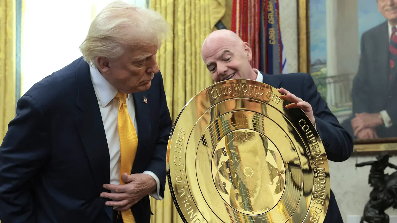 Gianni Infantino dan Donald Trump