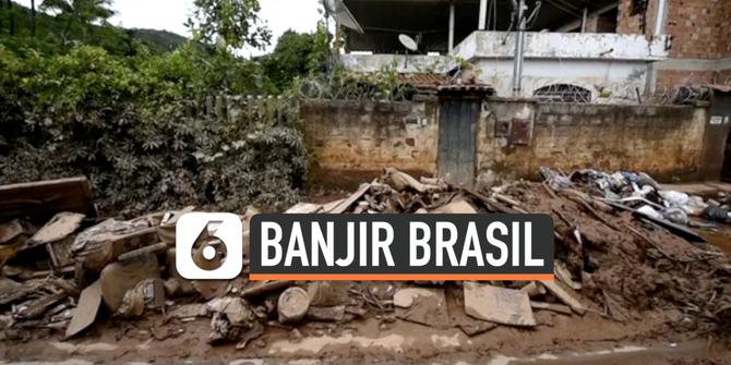VIDEO: Banjir Besar dan Longsor Terjang Brasil, 45 Tewas