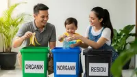 Sediakan Tempat Sampah Terpisah dengan Label Jelas. Foto: Gemini