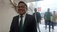 Ketum PKB sekaligus cawapres nomor urut 1 Muhaimin Iskandar alias Cak Imin menggelar rapat bersama elite partainya usai putusan MK terkait sengketa Pilpres 2024. (Liputan6com/Lizsa Egeham)