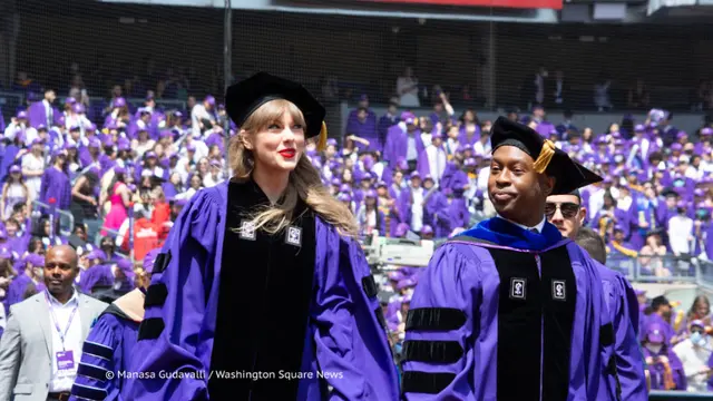 6 Momen Taylor Swift Terima Gelar Kehormatan Doktor dari NYU, Bahagia Pakai Toga