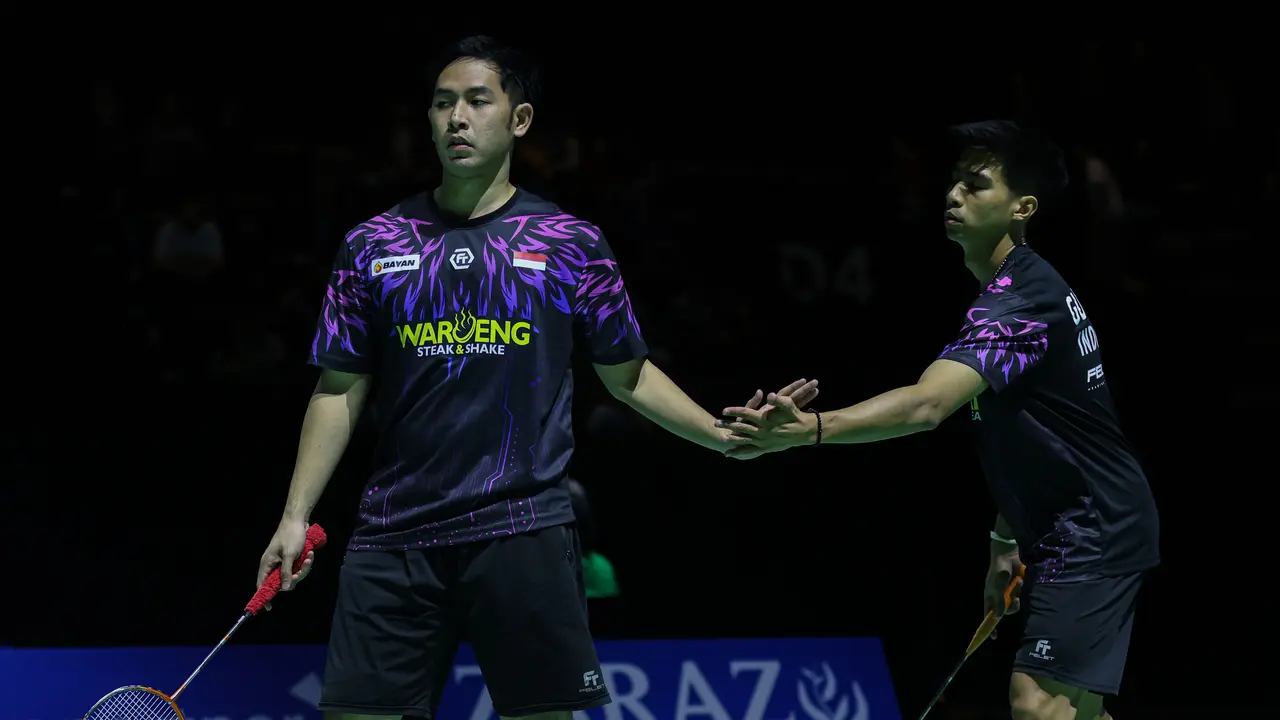 Sabar Karyaman Gutama/Moh Reza Pahlevi Isfahani - Swiss Open 2025 - Bulu Tangkis