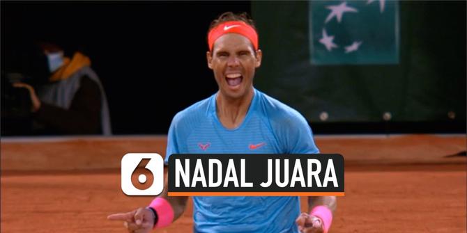 VIDEO: Taklukkan Novak Djokovic, Nadal Juarai Prancis Terbuka 2020