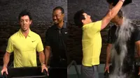 Rory McIlroy dan Tiger Woods ikut Ice Bucket Challenge (dailymail)
