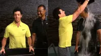 Rory McIlroy dan Tiger Woods ikut Ice Bucket Challenge (dailymail)