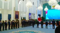 Prabowo Resmi Lantik 4 Menteri dan 1 Wakil Menteri Baru dalam Reshuffle Kabinet