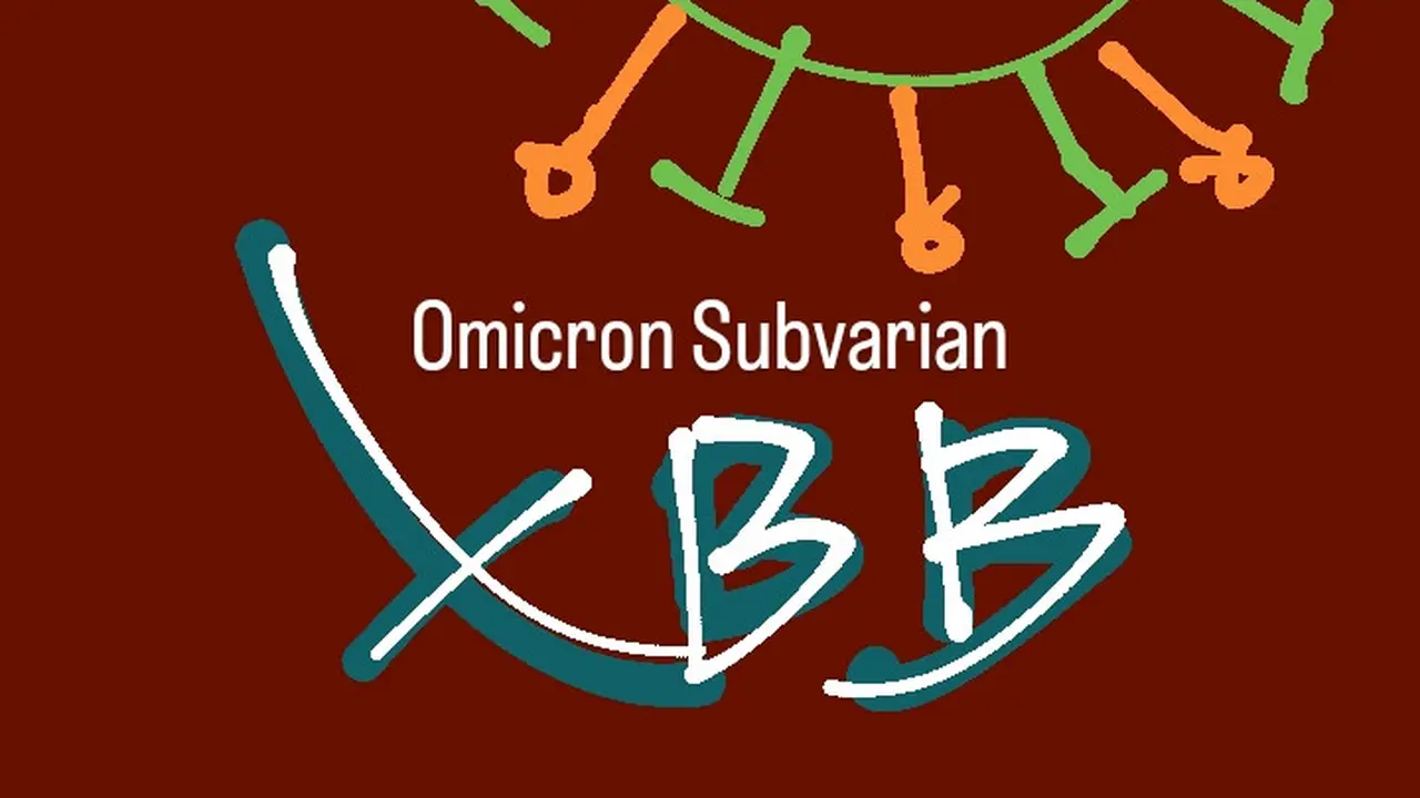 Ilustrasi COVID-19 Omicron varian XBB