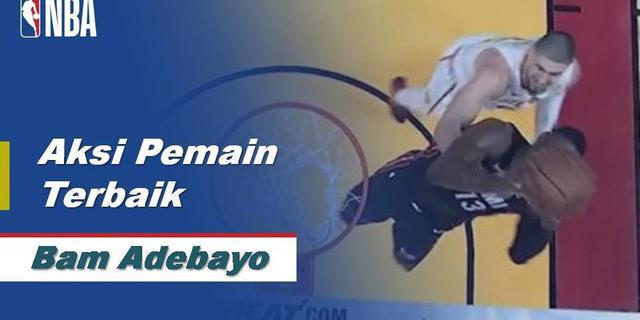 VIDEO: Aksi Terbaik Bam Adebayo saat Miami Heat Kalahkan Atlanta Hawks 135-121