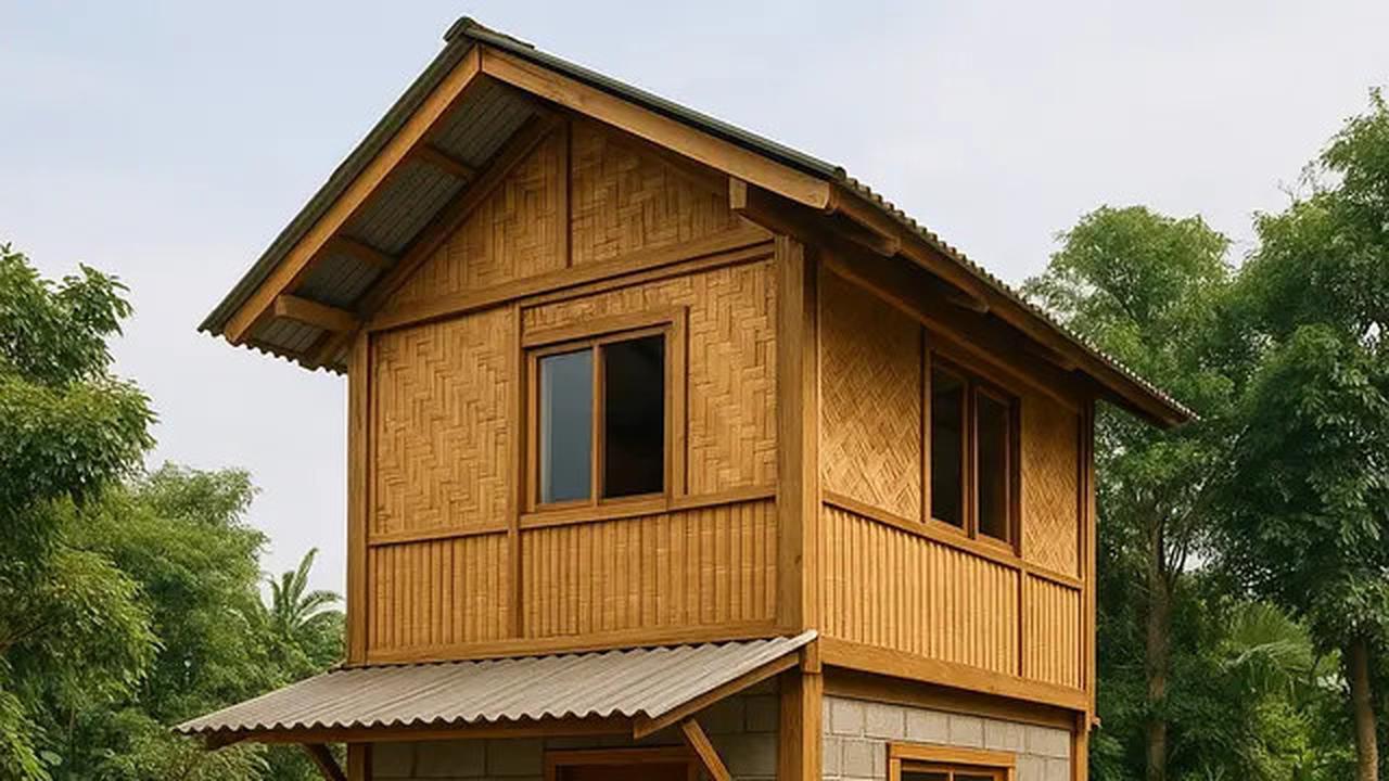 10 Model Rumah Kecil Tapi Cantik 4x6 Meter dari Batako dan Bambu, Inspirasi Hunian Sederhana 2025