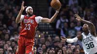 Anthony Davis saat Pelicans melawan Celtics (AP)
