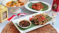 Semarakkan Kemerdekaan RI ke 73 dengan sajian kuliner nusantara dan pameran budaya di Shangri-La Hotel, Jakarta (Liputan6/pool/Shangri-La Jakarta)