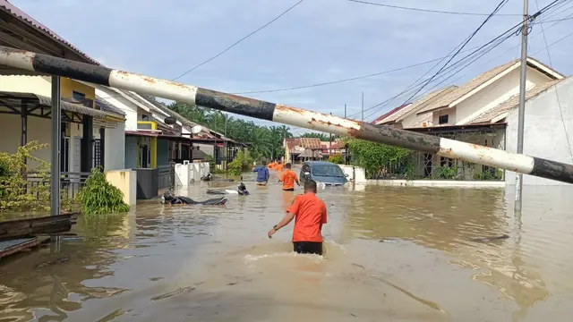 Banjir di Labuhanbatu Utara