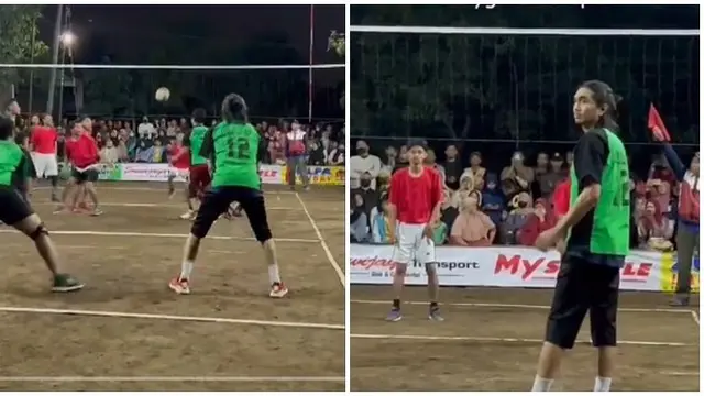 Berbaur dengan Warga, Momen Duta Sheila On 7 Ikut Lomba Voli 17 Agustus Antar RT Ini Viral
