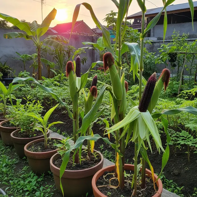 Cara Menanam Jagung Ketan Ungu di Pot, Panduan untuk Lahan Terbatas
