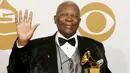 BB King terkenal karena hits Lucille, Sweet  Black Angel dan Rock Me Baby dan telah tampil di panggung-panggung sejak tahun 1940. (REUTERS/Mario Anzuoni) 