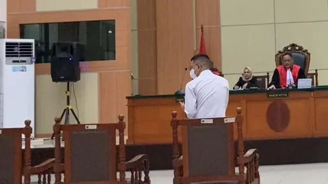 Yudha Arfandi di Pengadilan Negeri Jakarta Timur, Kamis (11/7/2024).