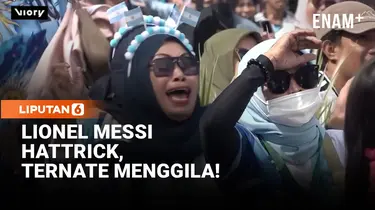 Messi Hattrick, Ternate Menggila! Jalanan Berubah Jadi Lautan Biru Putih