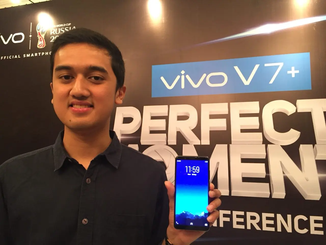 Irfan Alvianto, Product Manager Vivo Indonesia. (Liputan6.com/Jeko Iqbal Reza)