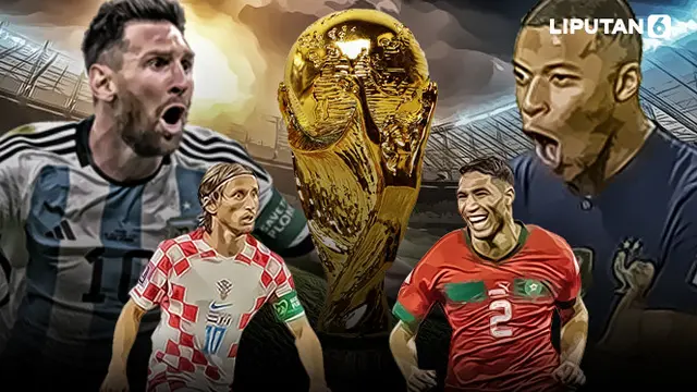 Banner Semifinal Piala Dunia 2022