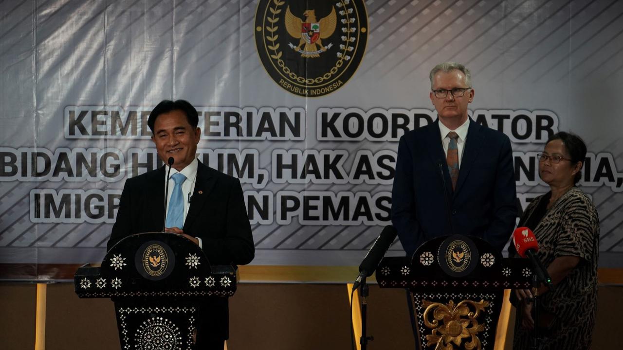 Menko Yusril dan Mendagri Australia bertemu bahas pemulangan narapidana Bali Nine