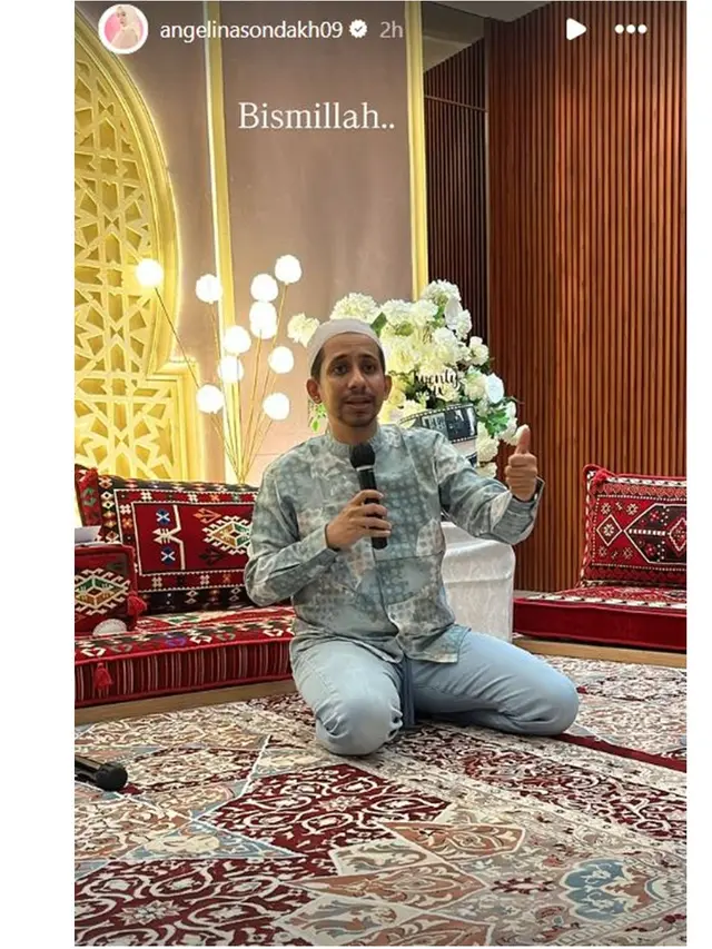 7 Potret Tasyakuran 4 Bulan Kehamilan Aaliyah Massaid, Barengan Ultah Thariq