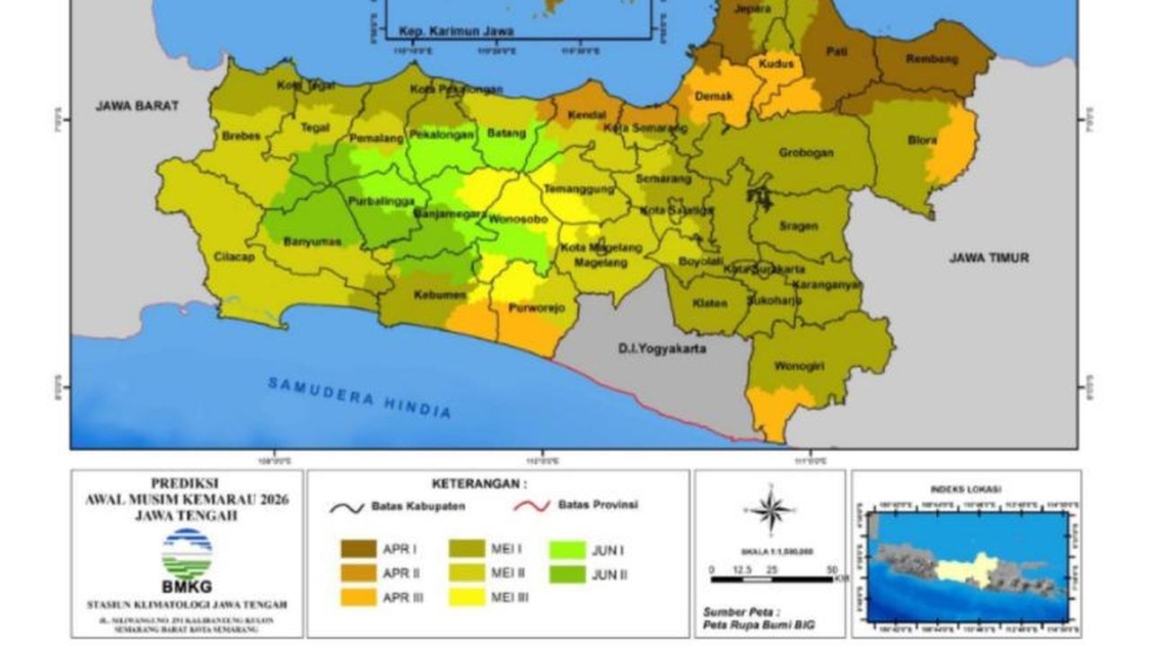 BMKG Imbau Daerah Rawan Kekeringan Siaga Hadapi Kemarau 2026 yang Lebih Kering