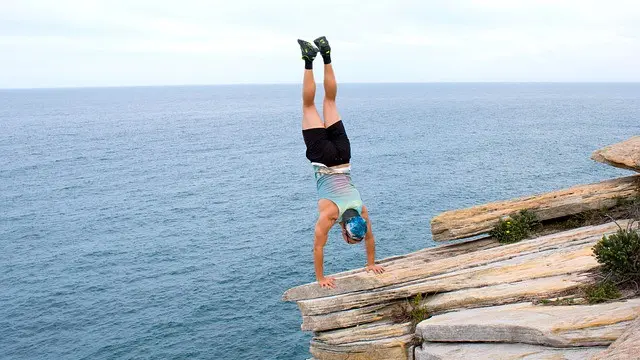 Ilustrasi handstand