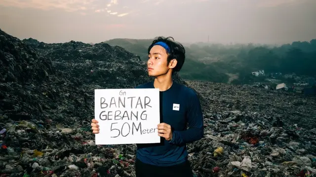 Jerhemy Owen daki TPA Bantar Gebang (Istimewa)