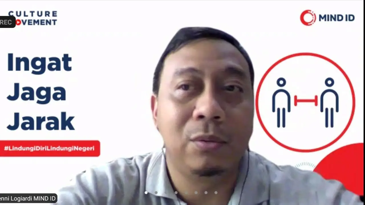 Plh. Kepala Divisi Sustainability MIND ID Binahidra Logiardi.
