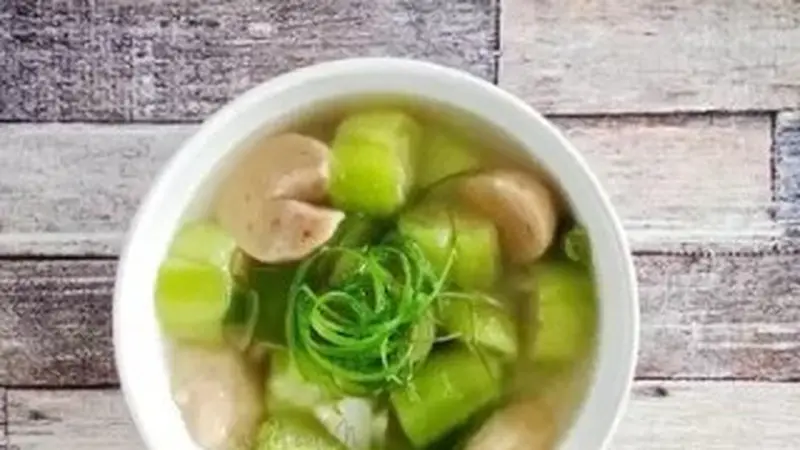 Sayur Bening Oyong Bakso