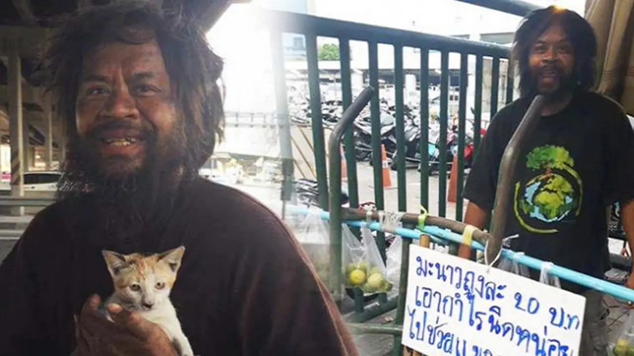 Gelandangan Ini Jual Ginjal untuk Beli Makan Kucing Piaraannya
