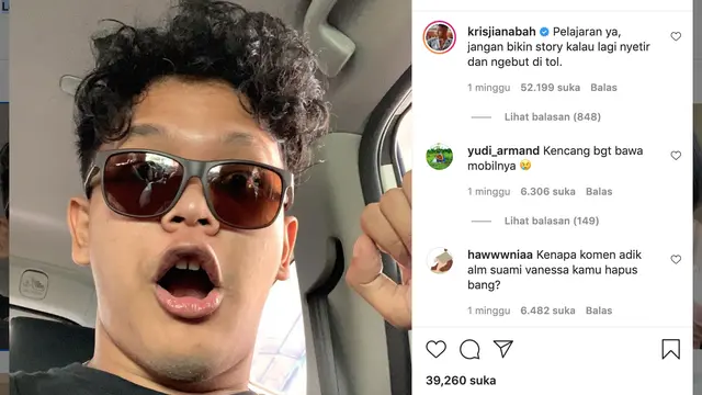 Unggahan Tubagus Joddy. (Foto: Instagram @tubagusjoddy)