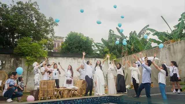 7 Potret Baby Shower Ana Riana, Ungkap Jenis Kelamin Bayi
