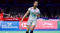 Tunggal putri Indonesia Putri Kusuma Wardani lolos ke&nbsp;babak 16 besar China Masters 2025. Putri KW menyingkirkan Chiu Pin-chian dari Chinese Taipei 21-15 dan 21-15 di Shenzhen Arena, Selasa (16/9).&nbsp;(foto: PBSI)