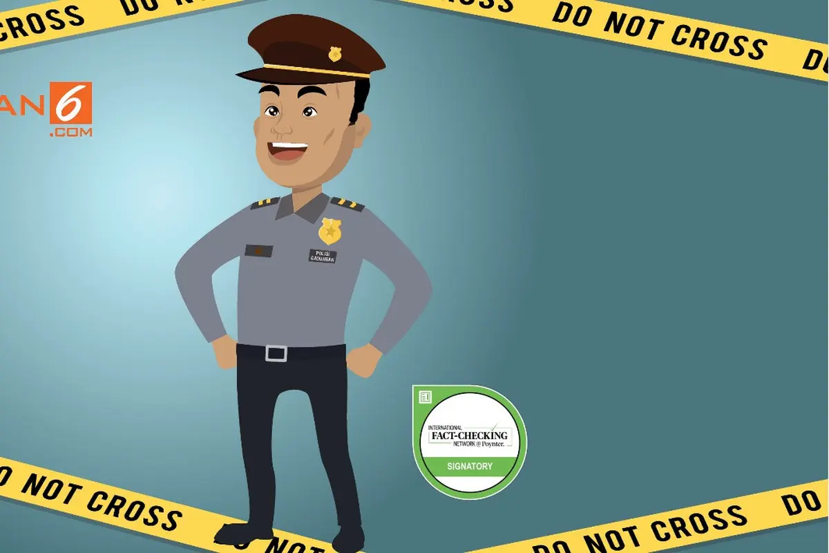 Cek Fakta polisi gadungan