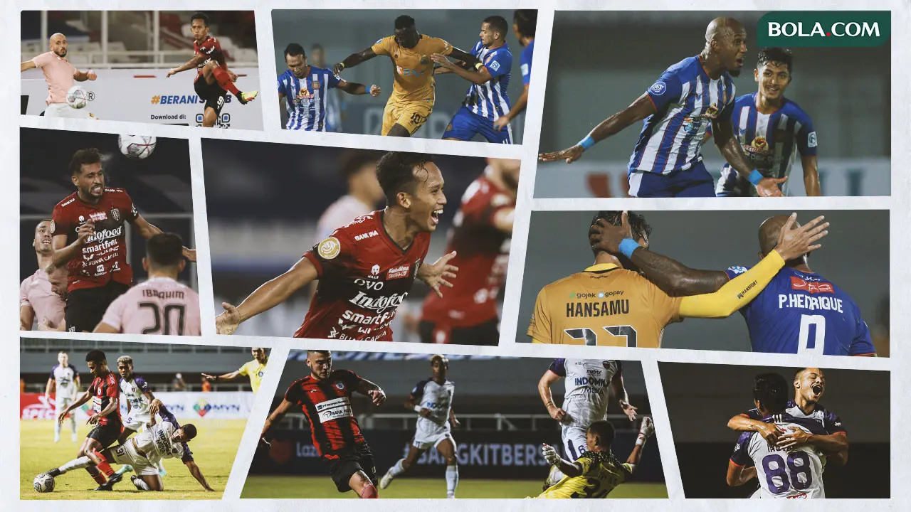 BRI Liga 1 - Kolase Pertandingan Pekan Pertama