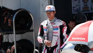 Veda Ega Pratama menjalani Moto3 Hungaria 2026 dengan penuh tantangan dan hambatan. (Dok. Honda Team Asia)