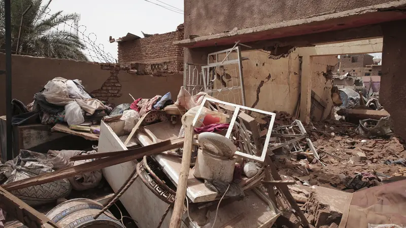 Penampakan Rumah-Rumah Warga Sudan yang Hancur Akibat Perang