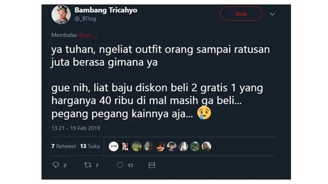 keluh kesah netizen tentang outfit
