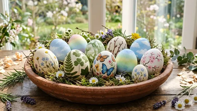 Ide Menghias Telur Paskah (Foto: Gemini AI)
