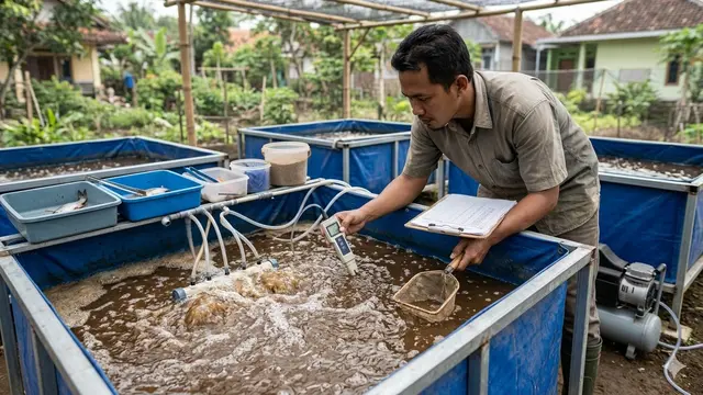 Perawatan dan Monitoring Harian (Foto: Gemini AI)
