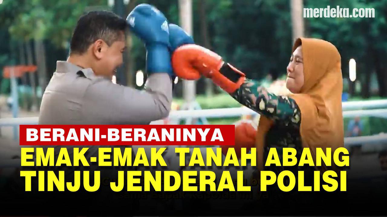 VIDEO: Kapolda Irjen Fadil Gelar Ring Tinju Wujudkan Idenya Emak-Emak Tanah Abang